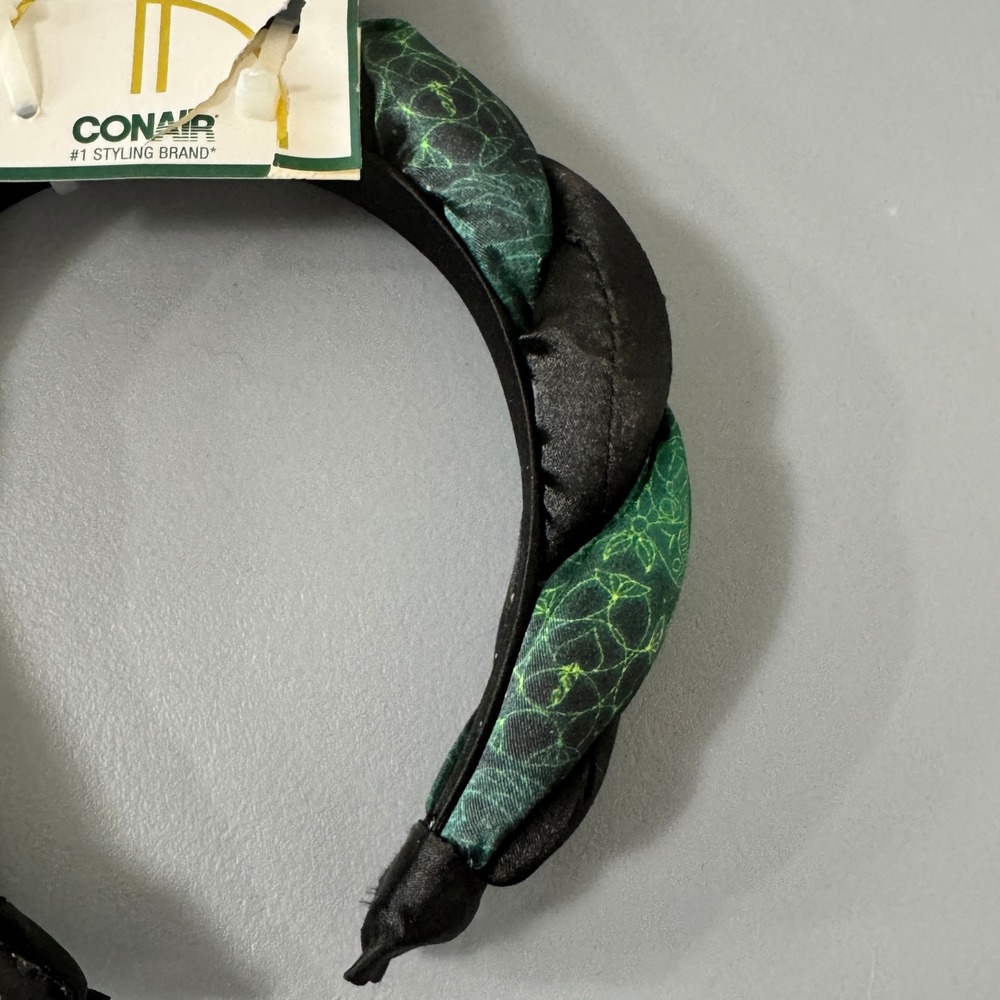 Wicked Elphaba Spa Satin Headband Conair Twisted Braid Black Green  Accessory - Picture 6 of 9